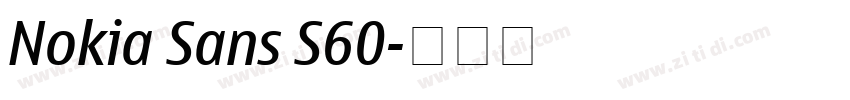 Nokia Sans S60字体转换 Nokia Sans S60字体转换